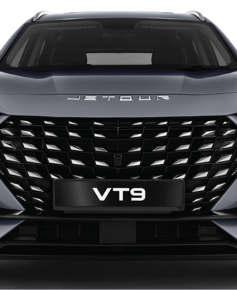 Vt9 bold v shaped grille